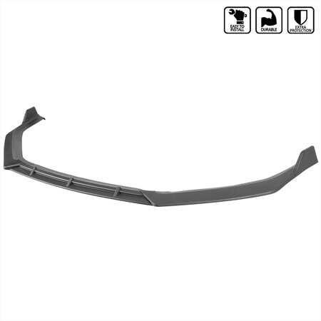 Spec-D Tuning FRONT BUMPER LIP - MATTE BLACK LPF-SON18BK-PQ